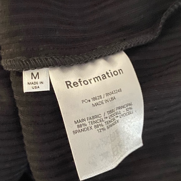 Reformation Black Mini Dress - Picture 5 of 5